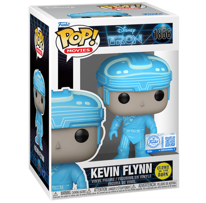 Tron - Kevin Flynn (Glow Special Edition) #1856 - Funko Pop! Vinyl Movies