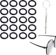 10Pairs Glasses Tightening Kit for Eyeglass and Sunglass Repair Silicone Hinge R