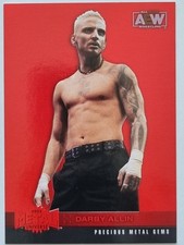 Darby Allin 2022 AEW Red PMG Precious Metal Gem /100 Upper Deck #101312