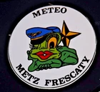 RARE METZ FRESCATY AVIATION WEATHER STICKER ....
