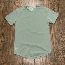 BYLT Mens Drop Cut Short Sleeve Lux Green T Shirt Size. Medium