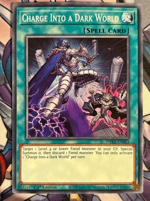 YuGioh Phantomwut Karten PHRA Erstausgabe ULTRA SECRET SUPER RARE COMMON