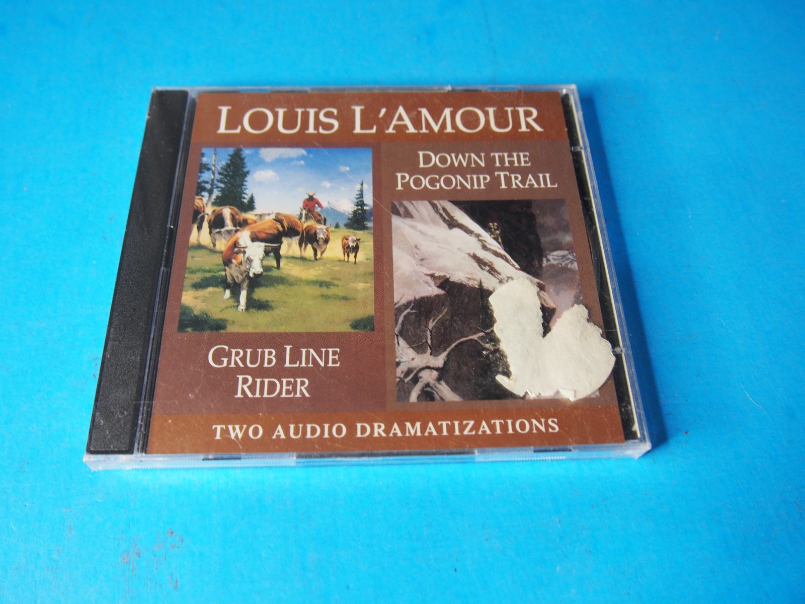 Grub Line Rider / Down Pogonip Trail (Louis L'Amour) - Audio 2 CD NEW SEALED