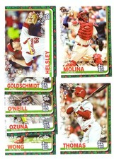 2019 Topps Walmart Holiday - ST LOUIS CARDINALS Team Set 