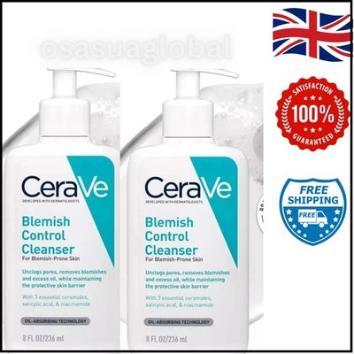2 Stück CeraVe Blemish Control Gesichtsreiniger - 236 ml