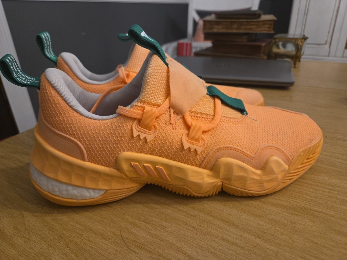 adidas Trae Young 1 Acid Orange Mens Sz 13 Peachtree