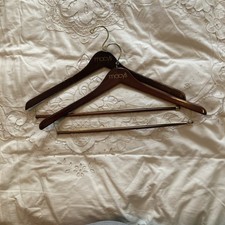Macy's Wooden Wood Clothing Suit Hangers Coat Pants Jacket Shirt, set of 2