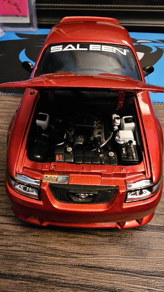 2 Fast 2 Furious 2003 Saleen Mustang 1:18 Scale Red Ertl No Box Great Condition! - Image 3 of 4