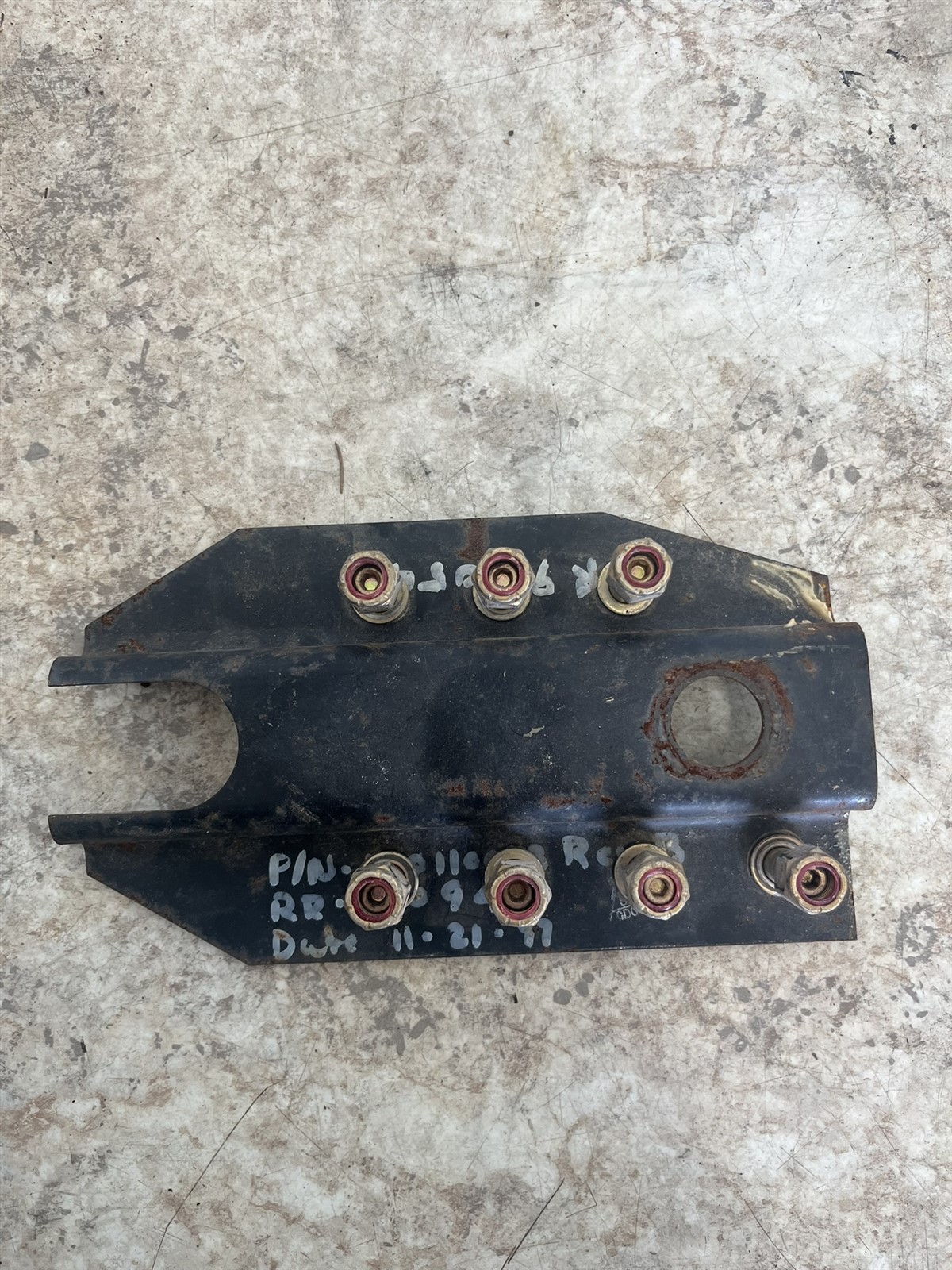 Cirrus SR 22 SR22 Aircraft seat attach mount bracket plate