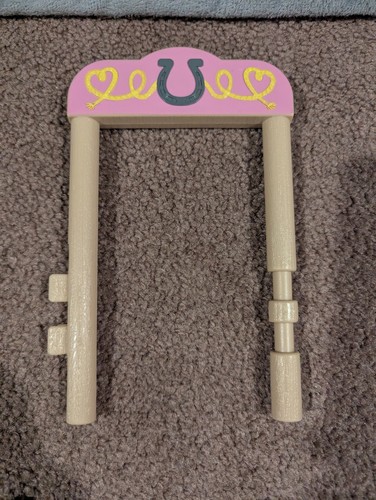 Lakeshore Learning Precious Ponies Playset Fence Gate jumps 9 Pieces For Horses - Picture 2 of 4