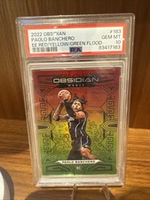 2022-23 Obsidian-Paolo Banchero #183 Electric Etch Red Yellow & Green Flood /75 