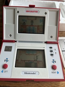 Nintendo SAFE BUSTER boxed GAME & WATCH Box Instructions