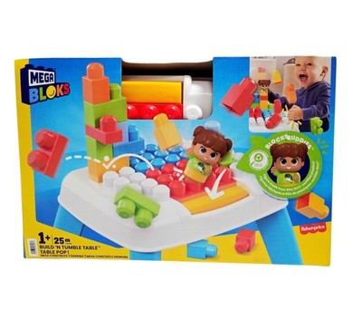 MEGA Bloks HHM99 Bauset Purzeltisch 23 Bausteine 1 Figur 1-5 Jahre Spielzeug NEU
