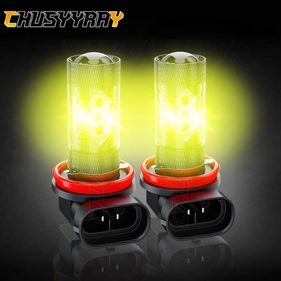 Conversion kit H8 H11 H9 LED fog light bulbs golden For Nissan Sentra 2004-2012