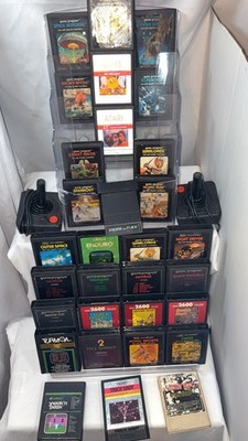 Atari 2600 Darth Vader Console Bundle 25+ Games Pac-Man Donkey Kong Joysticks
