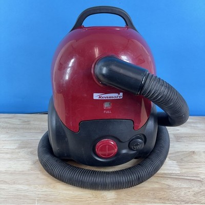 Kenmore 721 Red Bagless Vacuum Cleaner System TESTE/WORKS