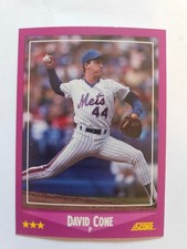 1988 SCORE DAVID CONE #49 NM