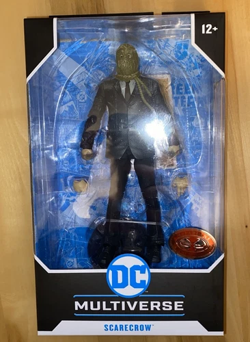 MCFARLANE TOYS DC MULTIVERSE BATMAN BEGINS SCARECROW, CHASE PLATINUM EDITION RED