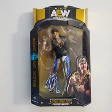 💙💛 AEW Unrivaled Series 3 Nick Jackson Young Bucks Action Figure #24 Elite 💥