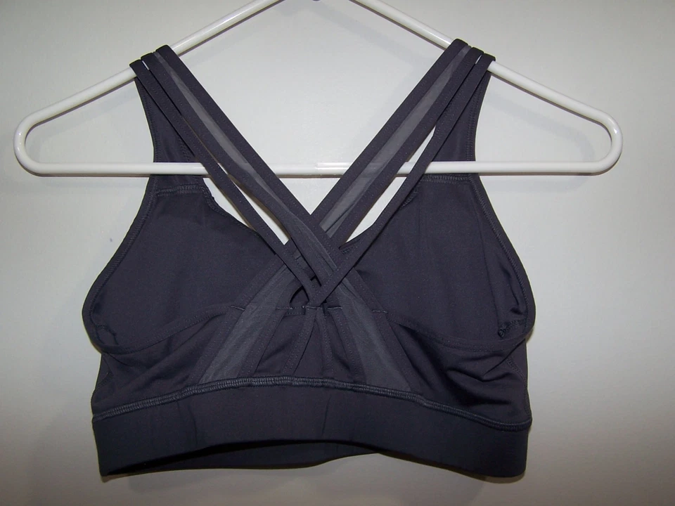 Sujetador deportivo AVIA azul con tiras, inserciones extraíbles, poli spandex talla M (8-10) Foto 2 de 3