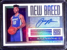 2017-18 Panini Status #NB-FM3 Frank Mason III New Breed Autographs