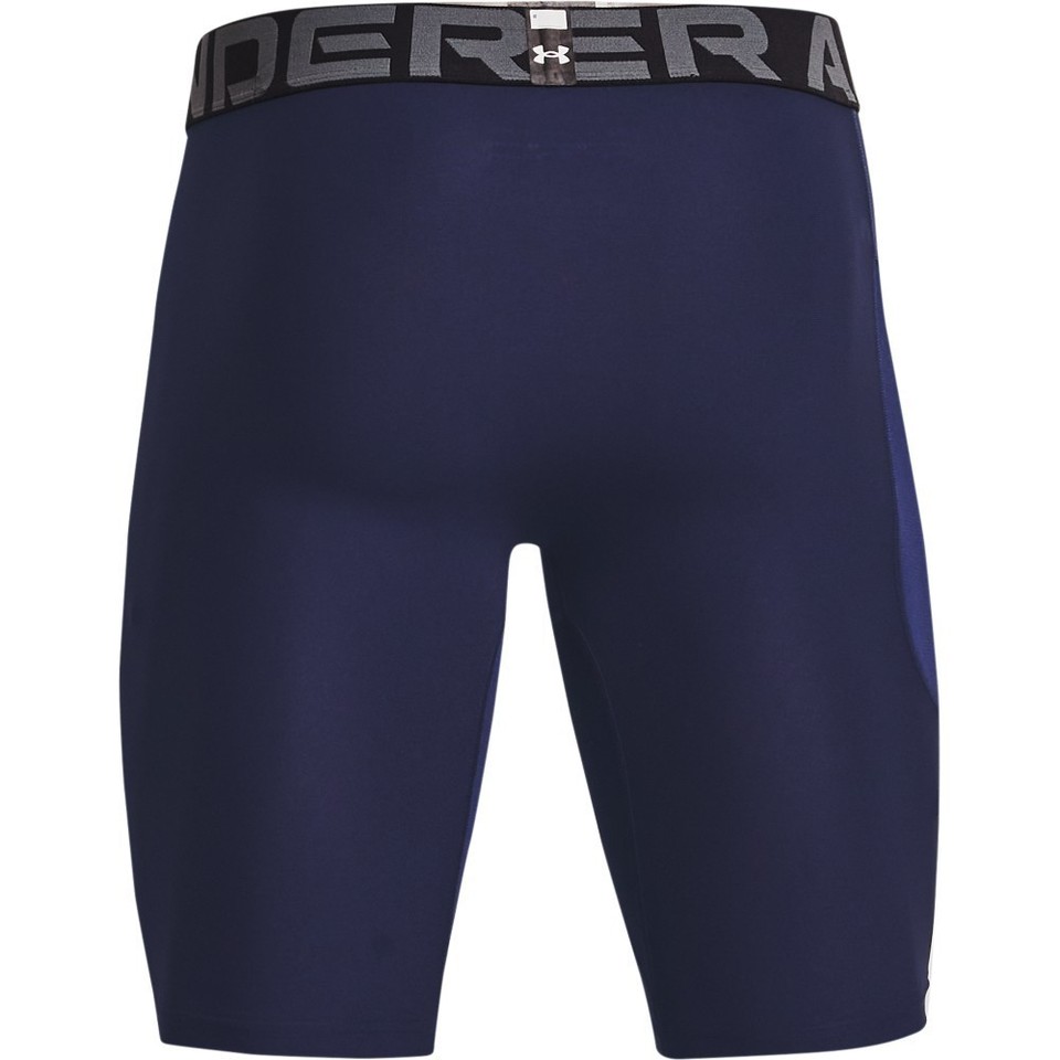 Under Armour Heatgear Pocket Navy Men's Medium Compression Shorts ...