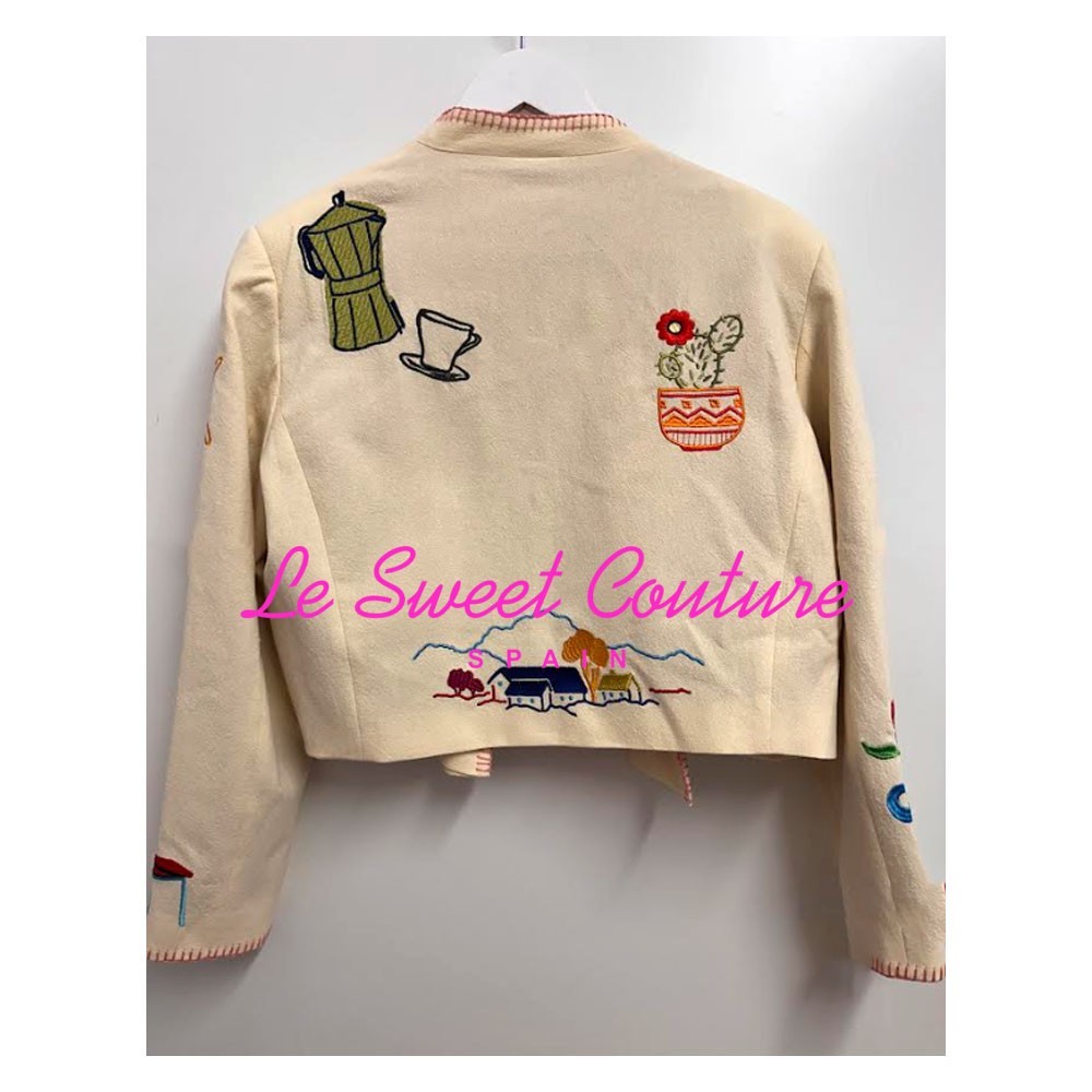 ZARA WOMAN NWT SS25 EMBROIDERED JACKET ECRU ALL SIZES 4786/206/712