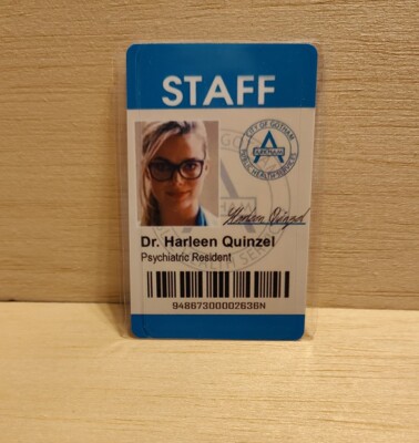 Suicide Squad Dr. Harleen Quinzel ID Card | eBay