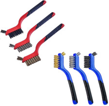 Multi-Surface Wire Brush Set (3pcs) Rust & Paint Removal For DIY Projects