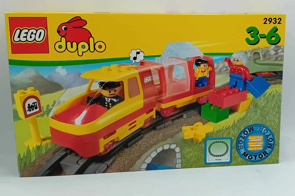 Lego Duplo 2932 Eisenbahn Starter Set Zug Lok 2000 selten rar NEU - Bild 3 von 4