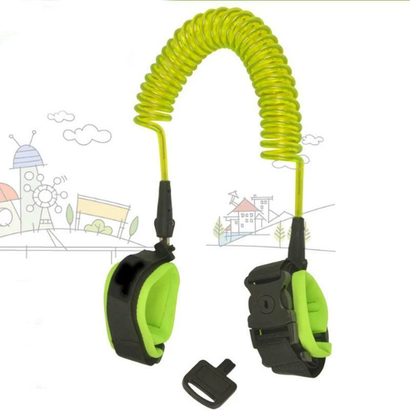Kids Safety Leash Anti Lost Key Wrist Strap Baby Walk Child Toddler Link Harness - Image 2 of 4
