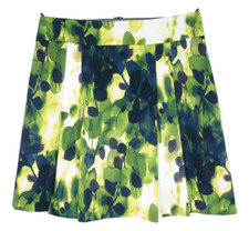 JONES NEW YORK Womens 97 Cotton Pleated Skirt Tie Dye Tropical Multicolor 4