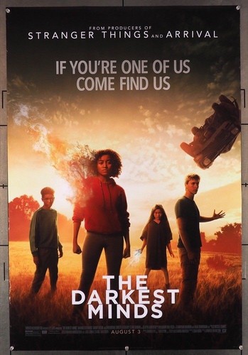 The Darkest Minds (2018) One Sheet Poster (27x41)  Rolled  Fine to Very Fine