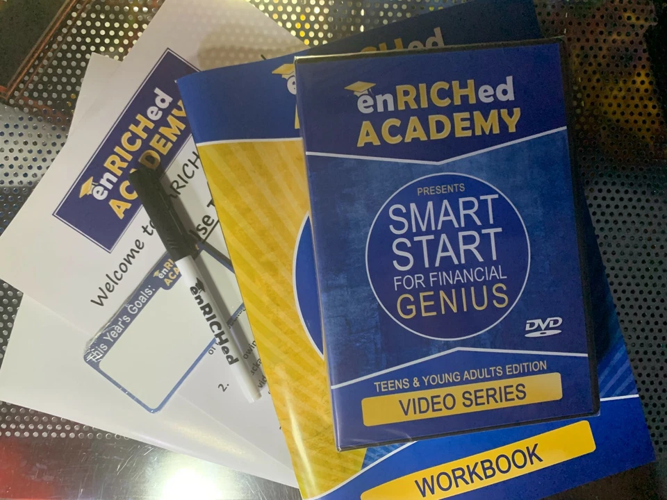 EnRICHed Academy Smart Start for Financial Genius 5-DVD Disc Set SEALED - Image 3 of 4