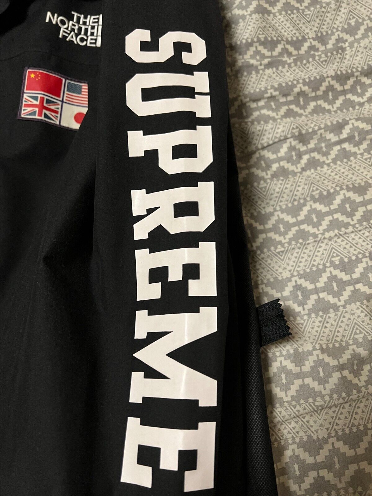 SS14 Supreme x The North Face Flags Expedition Coaches Jacket