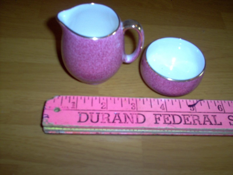 Royal Winton creamer and sugar, individual size, Grimwades England