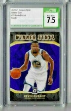 2020-21 Donruss Optic Kevin Durant Winner Stays Purple CSG 7.5