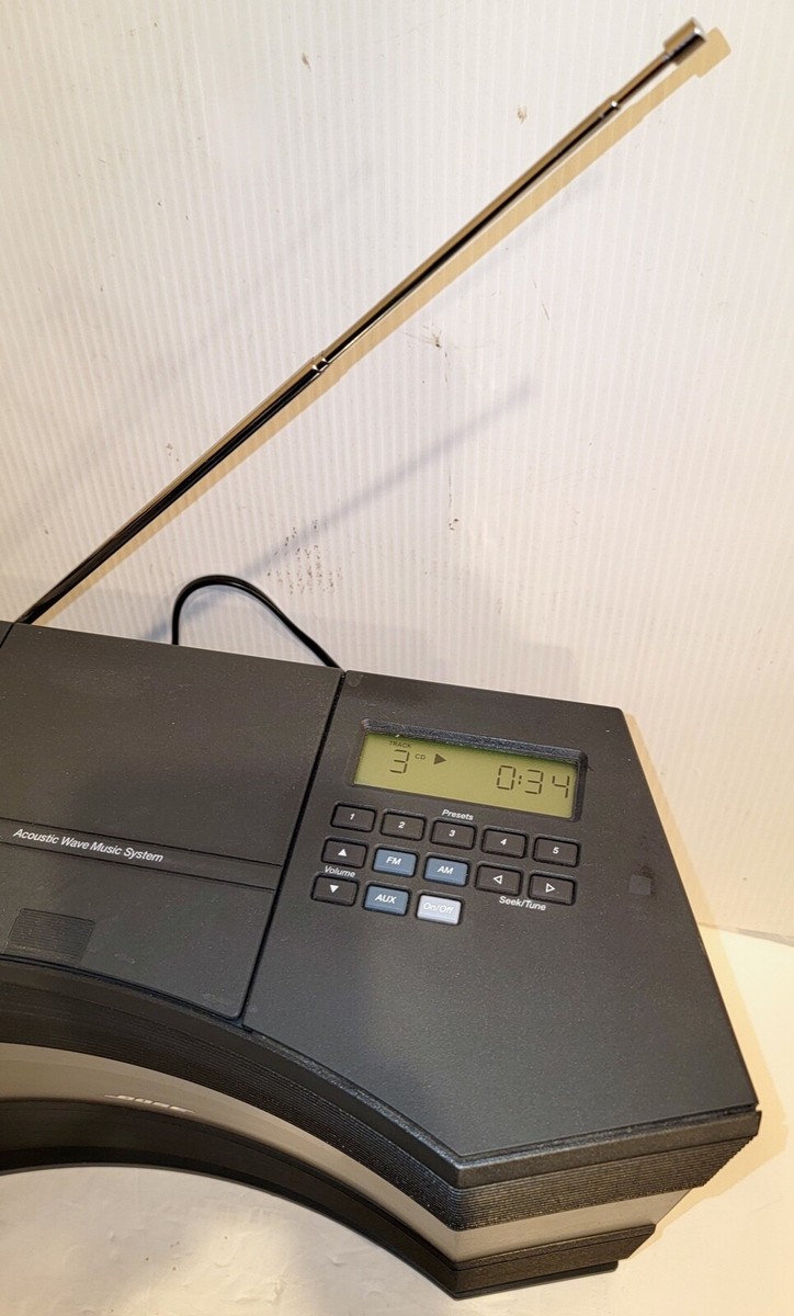BOSE Acoustic Wave Music System CD-3000 CD/Radio w/ Pedestal (NO