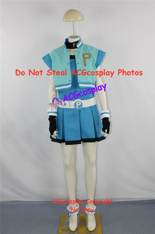 Bubbles Cosplay Costume from PowerPuff Girls Z cosplay incl pvc made