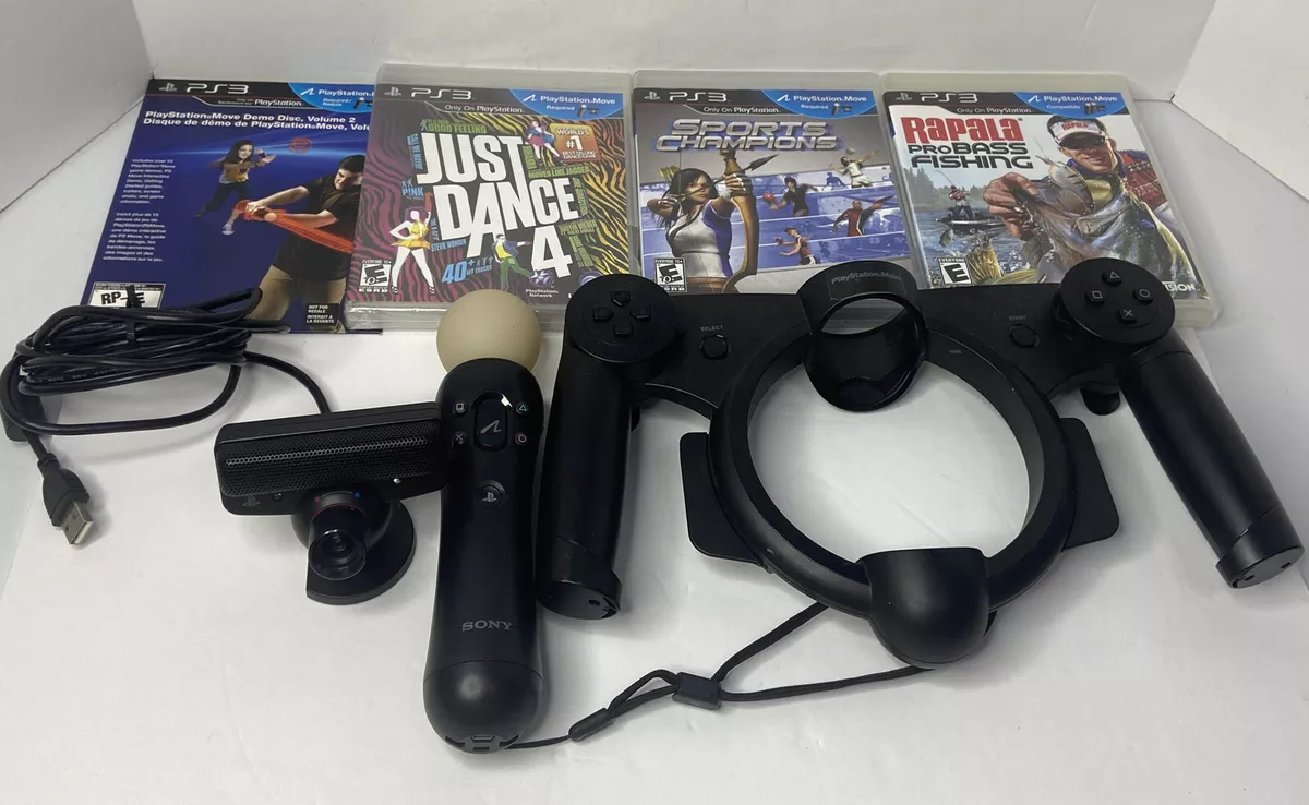 SonyPlaystation Move Bundle PS3 Motion EYE Camera W/4 Motion Games | eBay