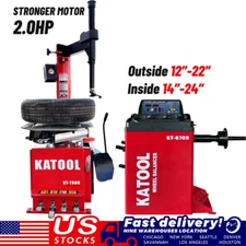 KATOOL Tire Changer Machine KT-T800 wheel balancer KT-B700 combo 2.0HP Motor