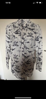 Joules Bluse Biesen Muster 38 