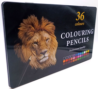 Buntstifte Set 36 Premium Farbstifte In Klappbox Zeichnen Malen Skizzieren Neu