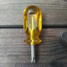 No-2 C.V. kleiner Kreuz-Schraubendreher Tool Kit f&uuml;r Vergaser etc. Gelb Porsche