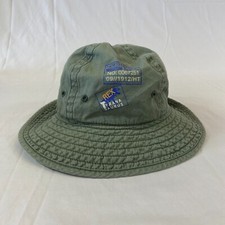 Toddler Boys Bucket Hat Chin Strap Dinosaur Safari Green 12 to 18 Months Fitted