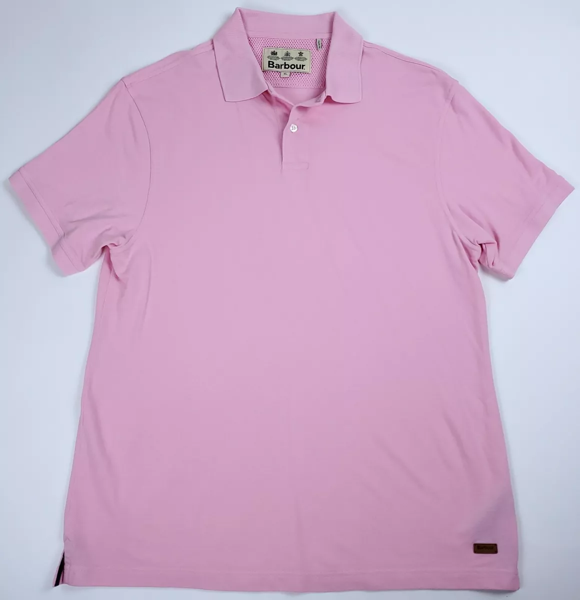 Barbour pink polo sale shirt