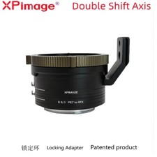 XPimage Double Shift Axis Adapter for Pentax P67 Lens to Fujifilm GFX Camera