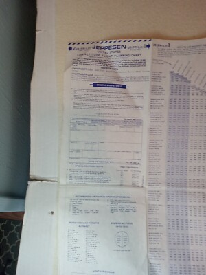 JEPPERSEN, US low altitude flight planning charts, 1987