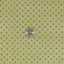 Small Daisy Floral Fabric Cotton Yellow Green White 65" x 45"