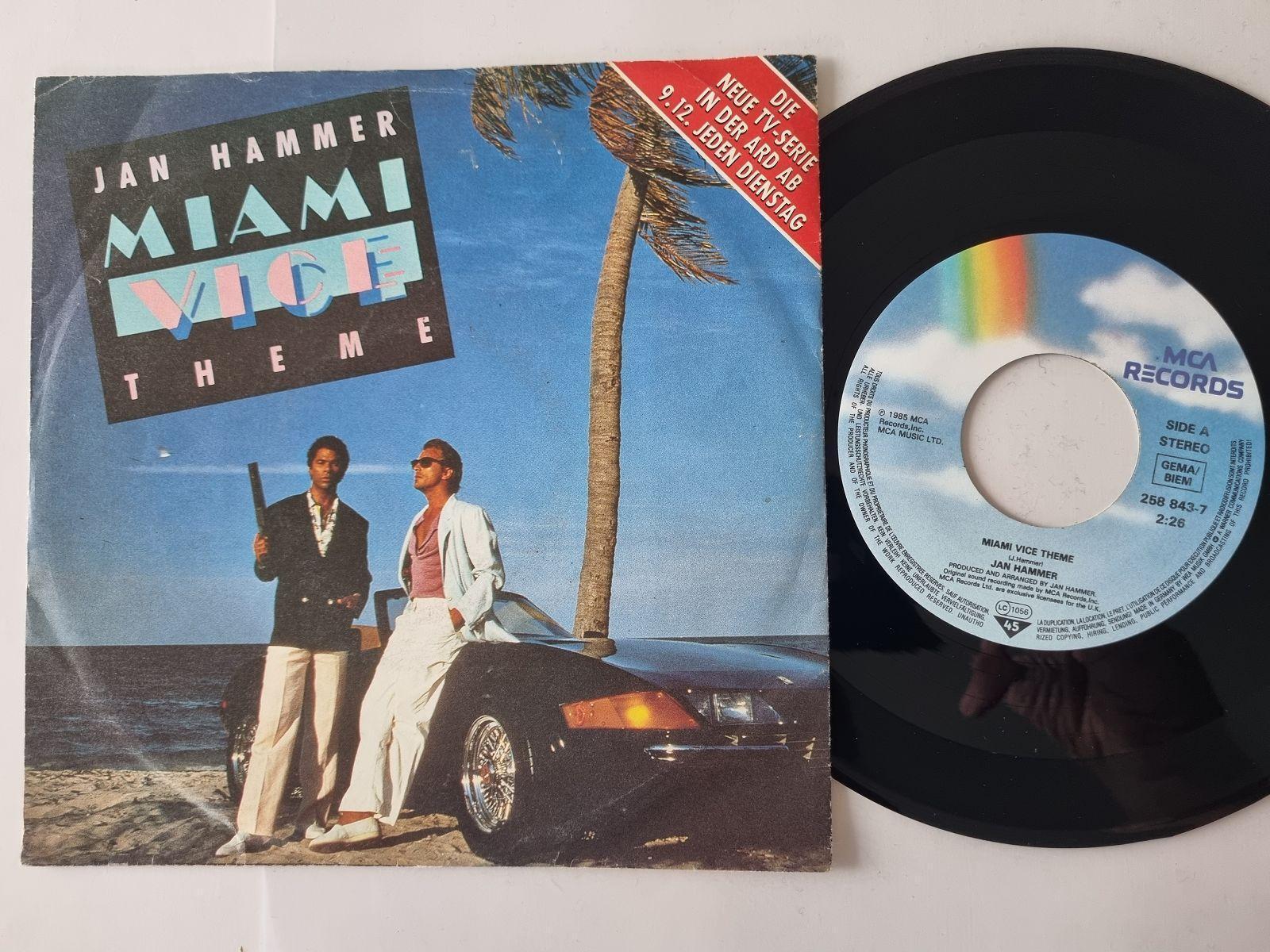 7"" Single Jan Hammer - Miami Vice Theme Vinyl Germany